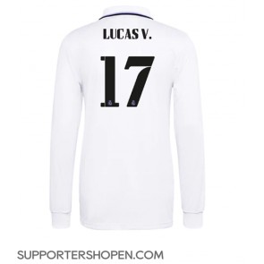 Real Madrid Lucas Vazquez #17 Hemma Matchtröja 2022-23 Långärmad